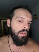 33yo italian hairy bearded fag facial X @bearded_fag