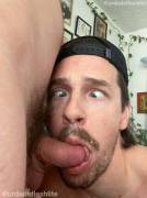 Fag face covered in jizz