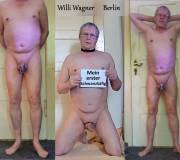 Willi Wagner Faggot Sissy Loser Nude Naked Fag Exposed Repost Pervert