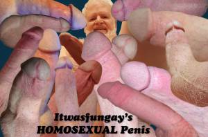 Itwasfungay's HOMOSEXUAL Penis. Fuck me GAY!