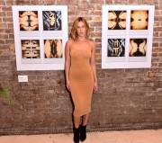 Scout Willis Braless in a See Through Dress