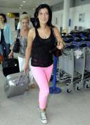 Kym Marsh See Thru Shirt to Black Bra and Big Boobs