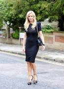 Denise Van Outen Slightly See Through and VERY Pokie