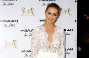 Ola Jordan in a See Through Lace Blouse
