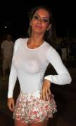 Graciella Carvalho Braless & See Thru & OH SO Perky