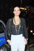 Sophie Anderton Braless in See Through Black Top
