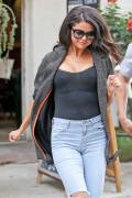 Selena Gomez Goes Out Braless in See Through Top