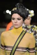 Kendall Jenner on the Runway in See Through Top