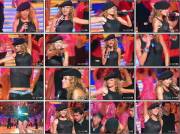 Paulina Rubio See Through Nips While Performing