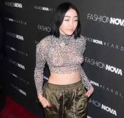 Noah Cyrus Little Titties in See Through Shirt