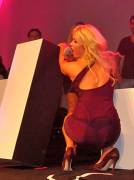 Paris Hilton Panties In See Through Dress