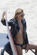 Baywatches Kelly Rohrbach Caught Topless on a Photoshoot