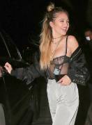 Delilah Belle Hamlin in a Black Lace Corset