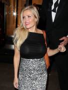 Melinda Messenger Giant Boobs in Sheer Blouse