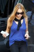 Lindsay Lohan's See-Thru Blouse