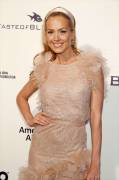 Petra Nemcova Slightly See Through Evening Gown