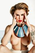 Ireland Baldwin Topless and Uncensored