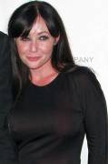 Shannen Doherty Nipples In See Through Dress