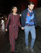 Vanessa White Nipples in Slightly See Through Jumper