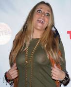 Brooke Mueller's Nipples In See Through