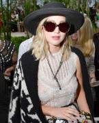 Jennifer Lawrence Slight Nipple Peek in Lacy Blouse