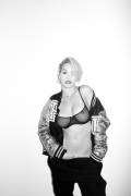 Rita Ora in her See Through Bra for Terry Richardson