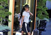 Rihanna Leaves Her Hotel Without a Bra