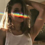 Amber Heard Nipples in Slightly See Through Wife Beater