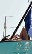 Lily Allen Topless Sunbathing