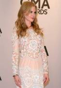 Nicole Kidman Nipple Peek on the CMA Red Carpet