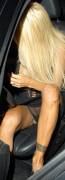 Shauna Sand See Through Panty Upskirt