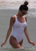 Federica Nargi Rock Hard Pokies in the Ocean