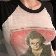 Sarah Silverman Braless Nipples in Neil Diamond Shirt