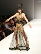 Bai Ling Nipple Peek on the Runway