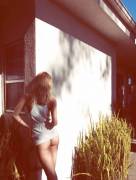 Rosie Huntington-Whiteley Ass Cheeks in Vogue