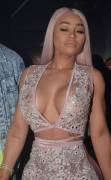 Blac Chyna Fake Boobs in See Through Outfit