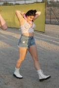 Ariel Winter Big Boobs & Pasties at Coachella