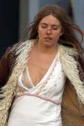 Sienna Miller See Through Dress Shows Off Nips