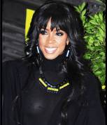 Kelly Rowland Nipples In See Through Top